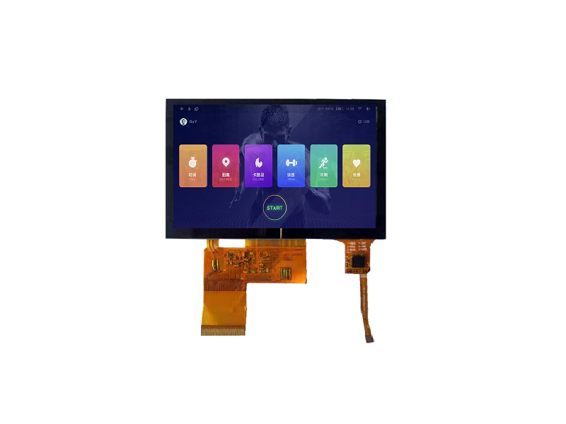 4.3-inch capacitive touch screen